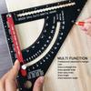 Adjustable Angle Woodworking Triangle Ruler 7 Inch Adjustable Rafter Framing Square  Framing