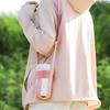 Useful Anti-Hot Cup Sleeve with Adjustable Shoulder Strap Simple Versatile Beverage Bag Reusable Mug Holder