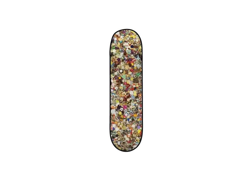 806611 Supreme x Mike Kelley Skateboard  White One-Size