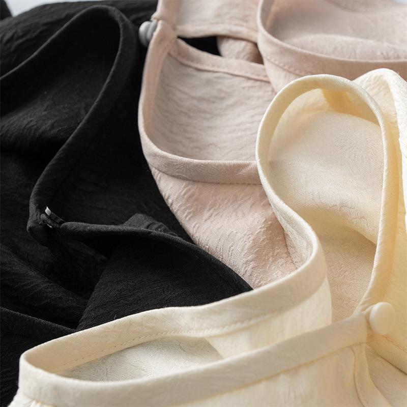 Women's Luxury Jacquard Mulberry Silk Long Sleeve Slimming T-Shirt