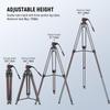 NEEWER 200cm Video Camera Tripod with Fluid Quick Release Tripod Travel Photography Tripod with QR Compatible with DSLRs and Maximum Load 8kg Tripod,