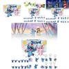 Stitch Christmas Countdown Calendar With 24 Keychain Toys For Holiday Gift And Interactive Play