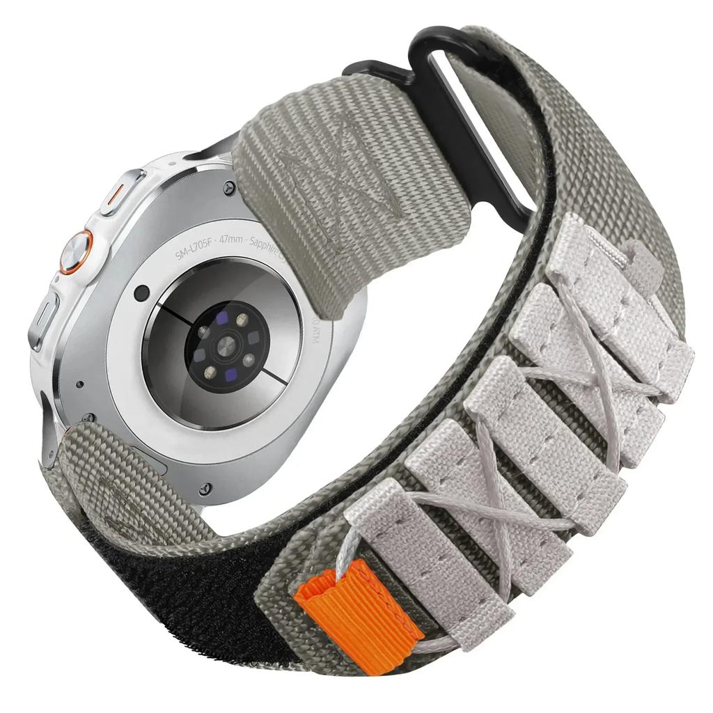 Nylonový řemínek bez mezer pro Samsung Galaxy Watch 7 Ultra 47mm Quick Fit Band Sportovní náramek pro Galaxy Watch Ultra 47mm náramek