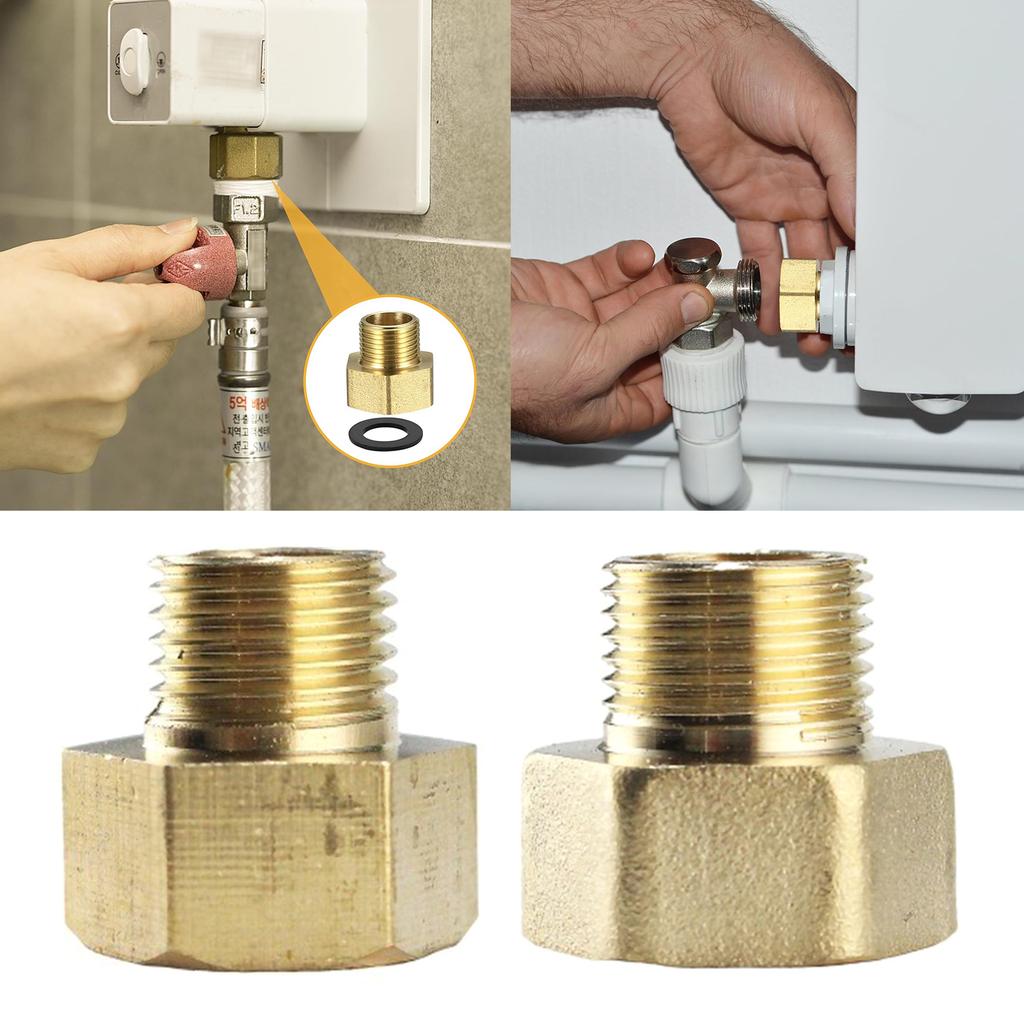 Industrial Grade Hose Reducer Adapters Durable Female to Male Connectors Versatile Brass Adapter fit for Plumbing