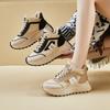 Women's Autumn and Winter Plus Velvet All-match Thick-soled High-top Cotton Shoes All-match Casual Sports Shoes