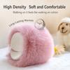 Faux Rabbit Fur Winter Insoles, Thick Soft Shoe Inserts with Felt Backing for Boots and Casual Shoes, 1 Pair