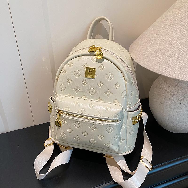 College Style Backpack Women's 2026 New Niche Versatile Portable Backpack Feeling Messenger Bag
