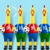 Stress Screaming Chicken Dog Toys Soccer Style Screaming Chicken Pinch Toy