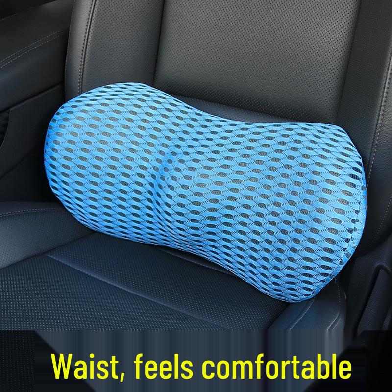 Memory Foam Autositz Lendenstützkissen - Atmungsaktive Rückenlehnenpolsterung für den Sommer