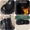 New Thick Heel Single Boots, Spring and Autumn Boots, Small Height-increasing Martin Boots Show Feet, Small Fashion Short Boots