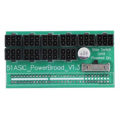 Netzteilplatine 6-Pin Universelles Server-Netzteil Breakout-Wandler Zubehör