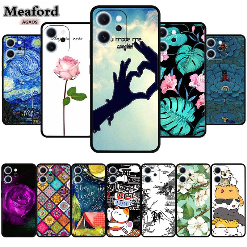 For Oppo Reno15 F Case 3D Flower Emboss Luxury Soft Silicone Phone Back Cover Case For Reno15F Reno 15 F Floral Gift Funda Coque