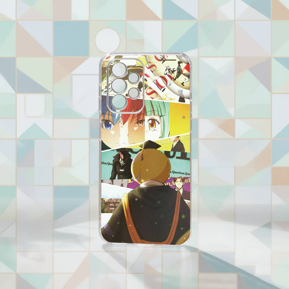 

Koro-sensei Phone Case Transparent Silicone Soft For Samsung S25,S24,S21,S22,S23,S30,Ultra,S20,Plus,Fe Samsung S24