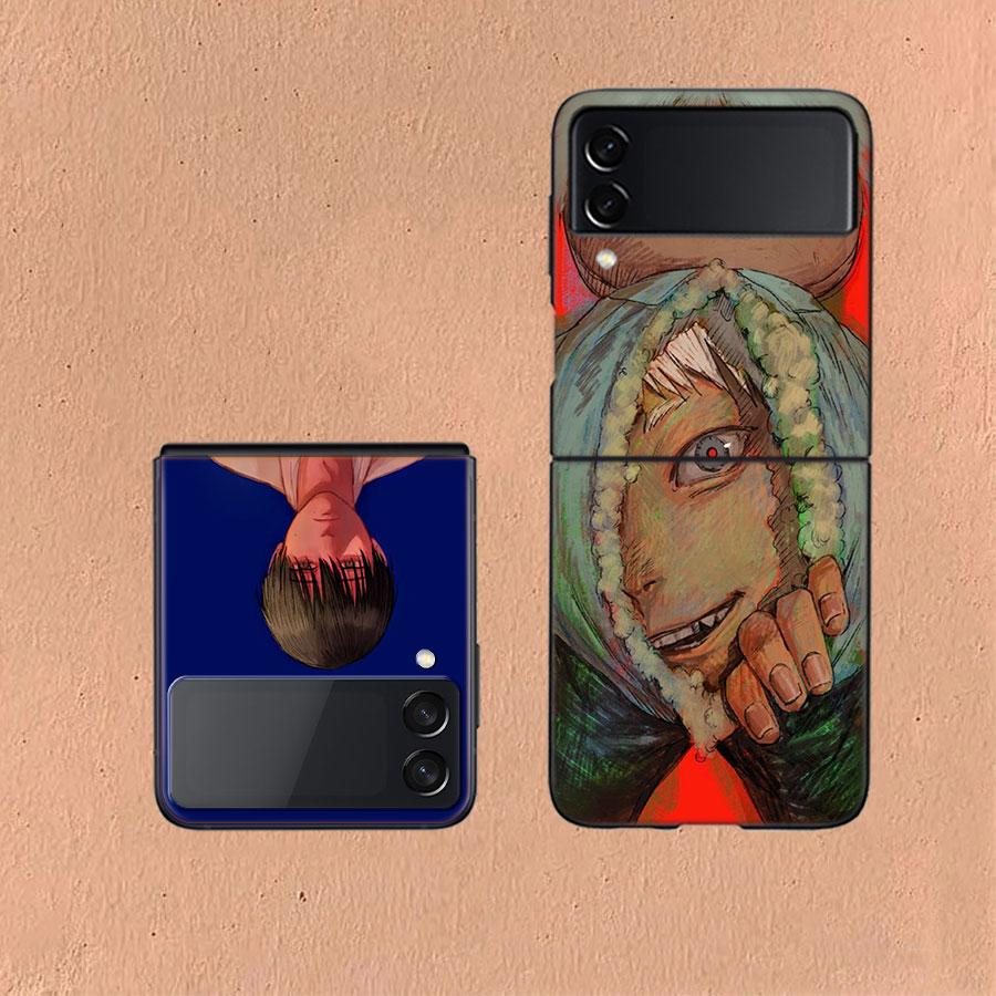 Anime H-Hikaru Ga Shinda Natsu Coque For Samsung Z Flip7 6 Galaxy Case Shockproof Z Flip5 Z Flip3 4 5G Hard Cover Phone TPU PC
