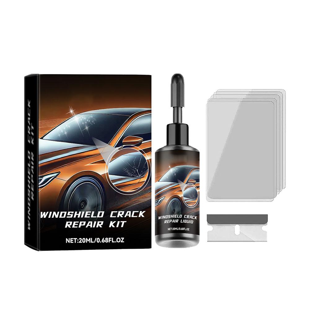 Windshield Crack Repair Fluid, Window Glass Liquid Repair Resins Nano Fluid Glass Filler Quick Repairing For Car & Phone Screen