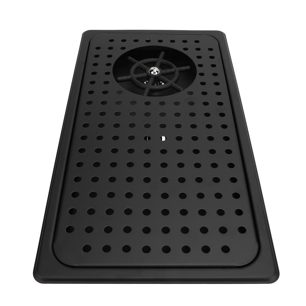 Cup Washer Stainless Steel High Pressure Pitcher Rinser Glass Cleaning Tool with Drain Tray for