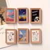 6pcs Cartoon Po Frames  Fridge Magnets  Magnetic Decorative Items  Po Messages  and Fixed Magnets