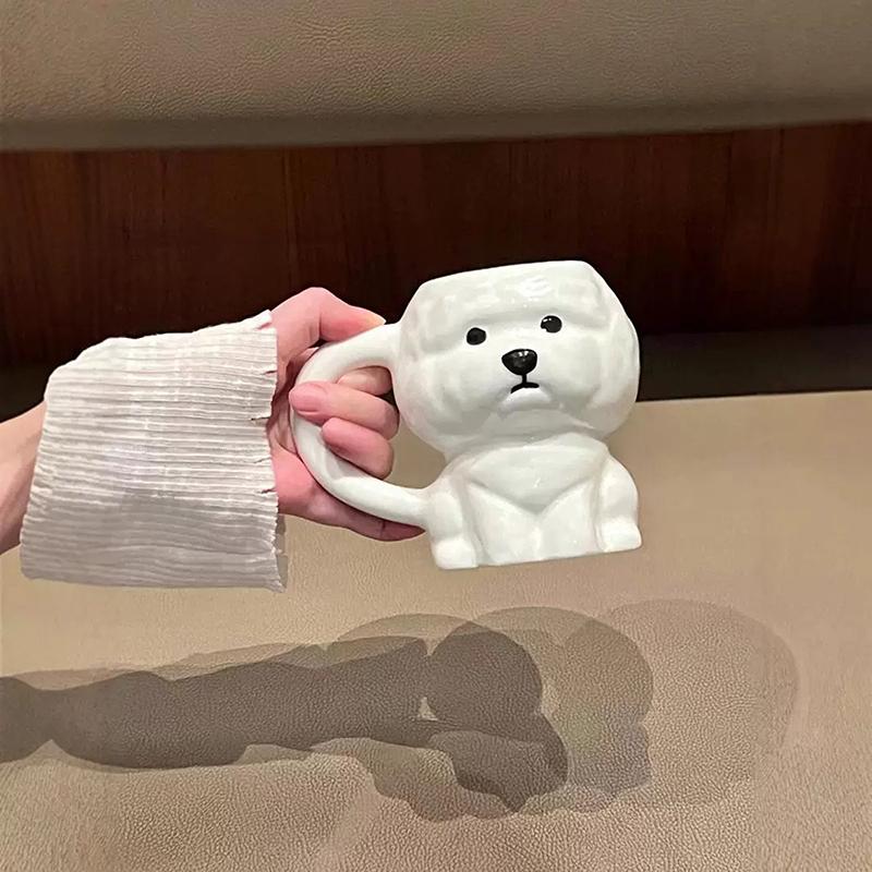 Kreative Niedliche Kleine Hund Cerc Tassen Büro Wasser Trinkbecher Kaffeetassen Geburtstagsgeschenke Paar Tassen Zuhause Täglicher Gebrauch