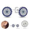 Boucles d'oreilles Attrape-rêves Filet Œil du Diable Souhaits Magnifiques en Argent Sterling 925 Neutre Adaptées aux Fêtes de Fiançailles Bijoux Exquis