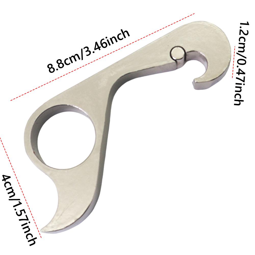 One-handed Bottle Opener Easy To Use Magnetic Bottle Opener Portable Beer Opener for Kitchen Bar Or Restaurant Gift for Men