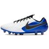 Tiempo Legend 8 Elite AG Pro Low Top Soccer Shoes White/Blue  BQ2696-104