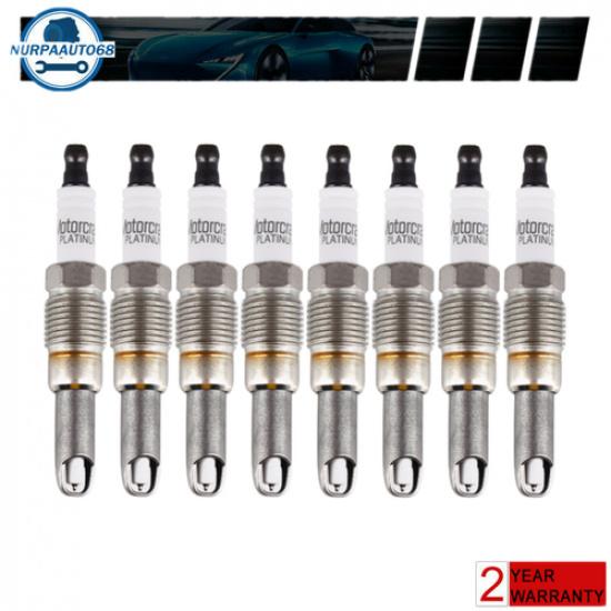 

8 шт. Платиновые свечи зажигания SP-515 Подходят для Ford F150 5.4L PZH14F Motorcraft SP546