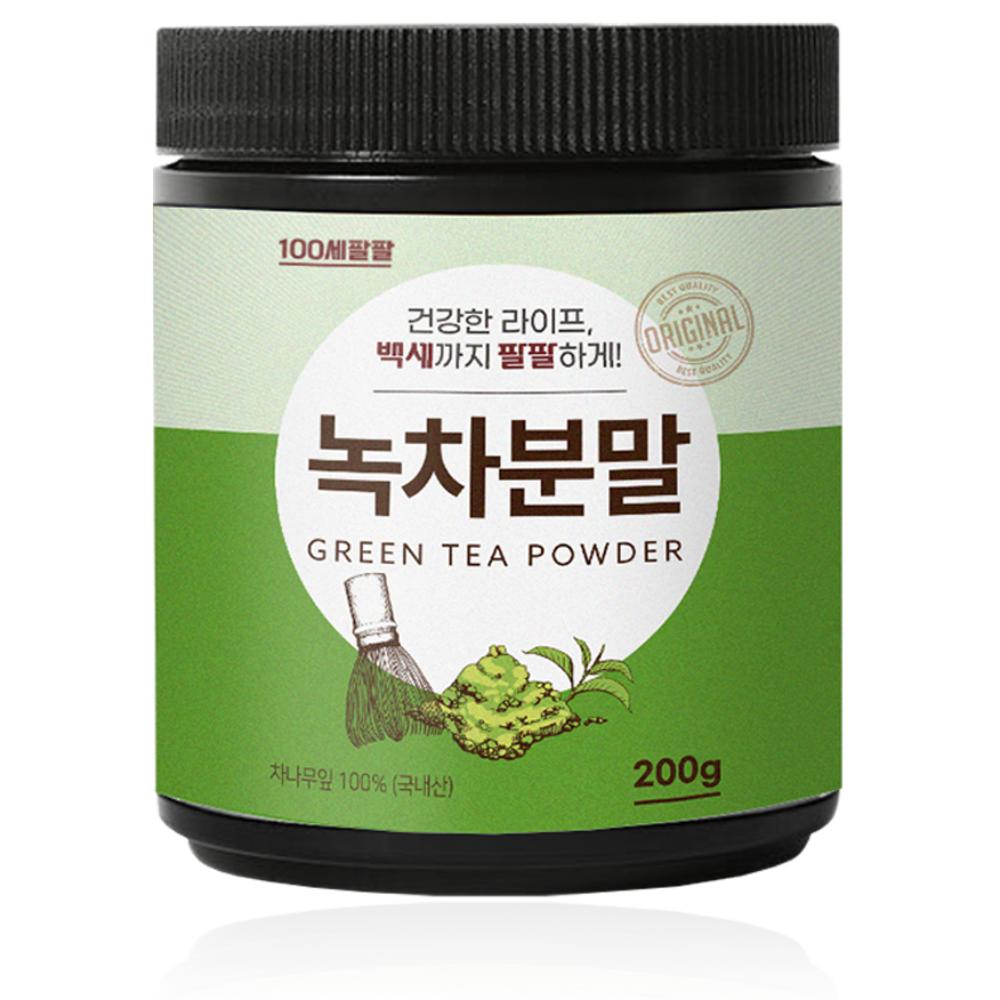 Baekse Palpal Green Tea Powder 1 pcs 200g