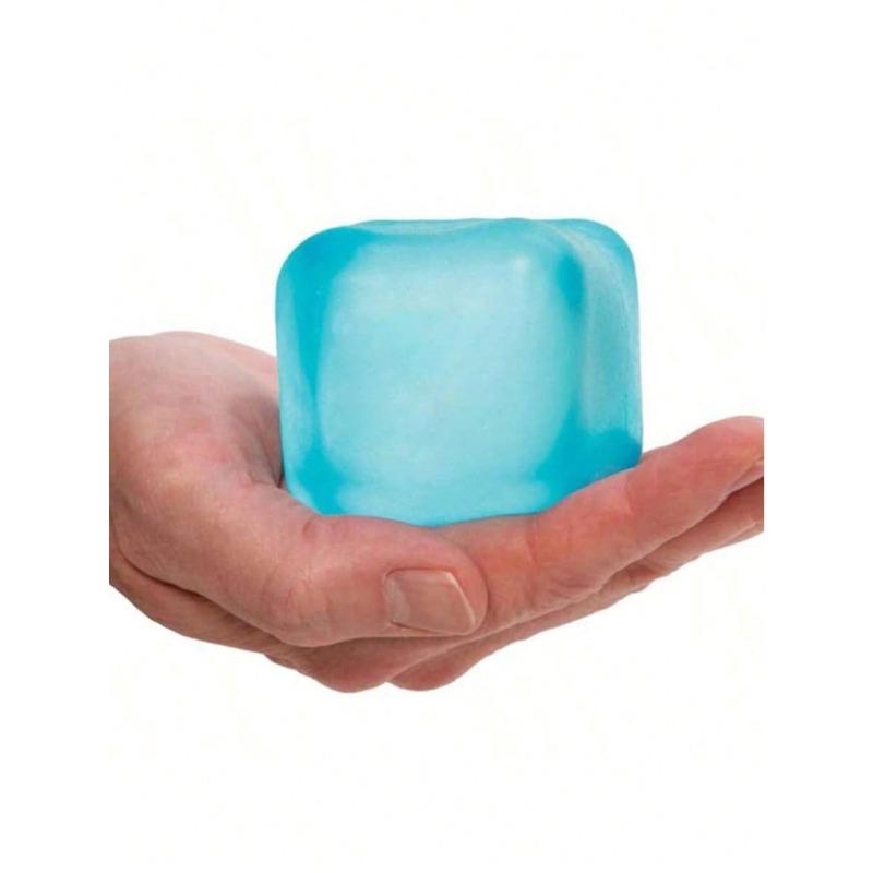 Cubo Anti-Stress - Un Giocattolo da Scrivania Portatile Realizzato in Materiale Super Elastico da Spremere, Allevia Efficacemente l'Ansia