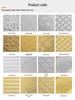 Fireproof, Waterproof, Oil-Resistant Self-Adhesive Aluminum Foil Wallpaper
