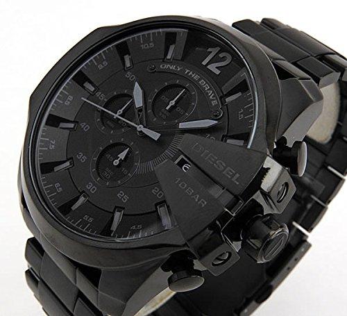 Pánské hodinky Diesel Mega Chief Quartz Chronograph DZ4355 Černé [Paralelní import]