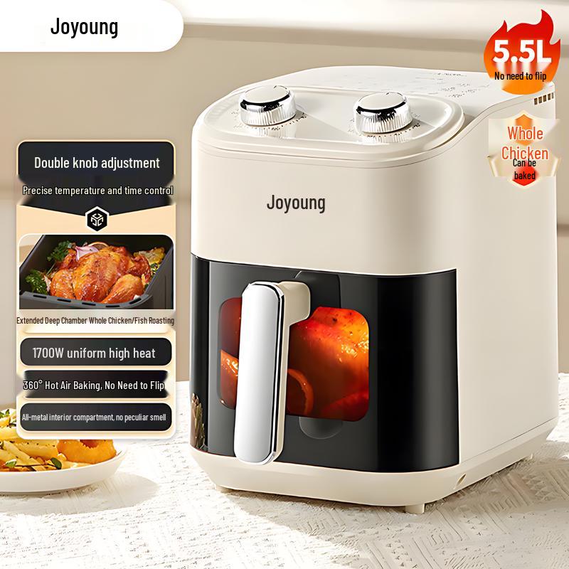 

Joyoung 5.5L No-Flip Steam Air Fryer & Oven