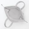MUJI 3D Mesh Drawstring Bag with Size 33 x 13 x 31 Item 15931699 Handle, Gray, M, Approx. cm, Number