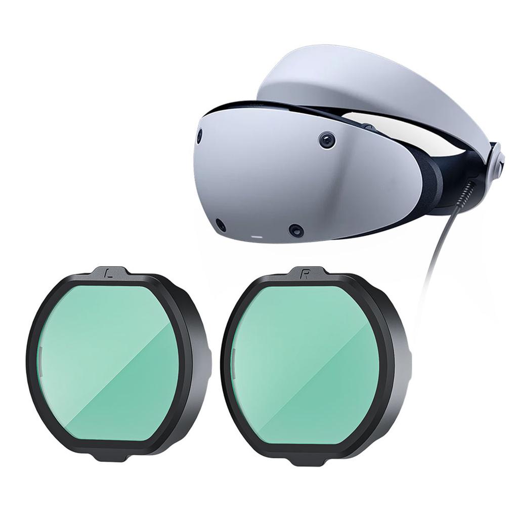 Lightweight Frame Lens Anti-Scratch Rings for PS VR2 Glasses Anti-Dirty Frame with Storage Bag Clean Cloth Replacement