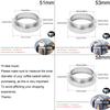Aluminum Intelligent Dosing Ring For Bowl Coffee Powder Espresso Barista Tool For 51//53/54/58MM Profilter Coffee Tamper