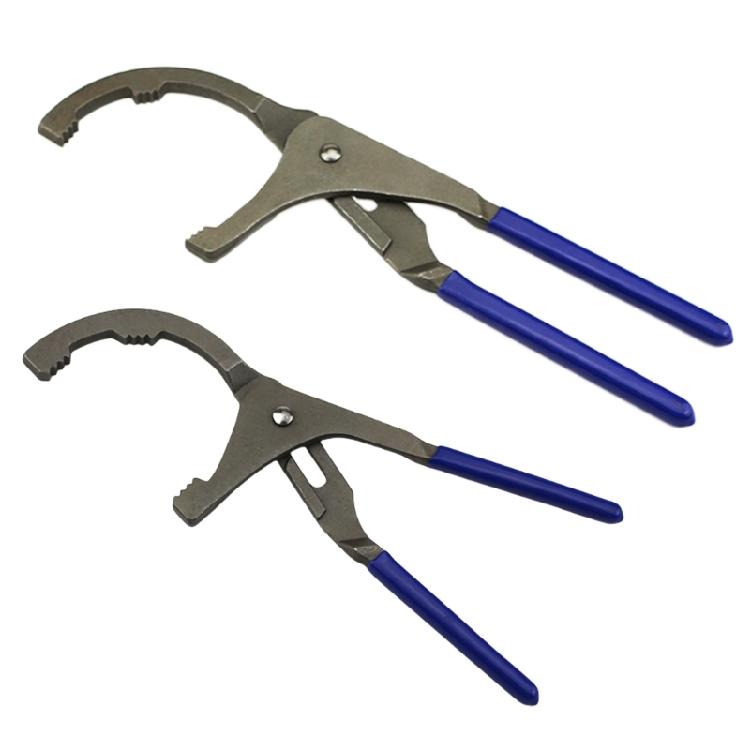 Oil Filter Pliers Clamp Type Wrench Oil Filter Remove Disassembly Tool 9''/12" Filter Wrench for Car Truck