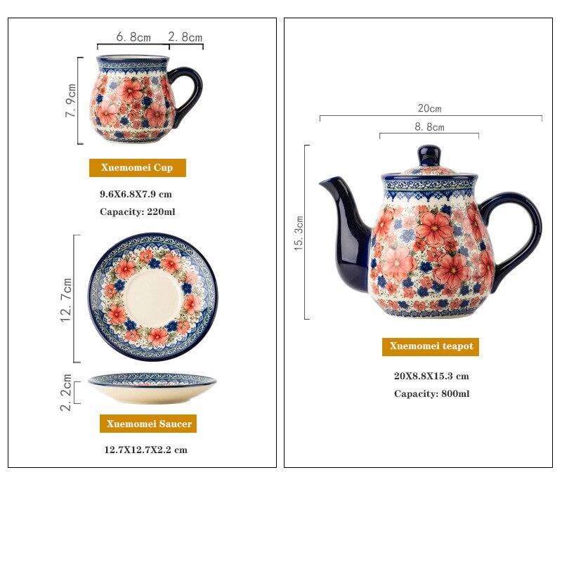 Buy Polish Ceramic Coffee Cup Household Office Teapot Teacup Cup And