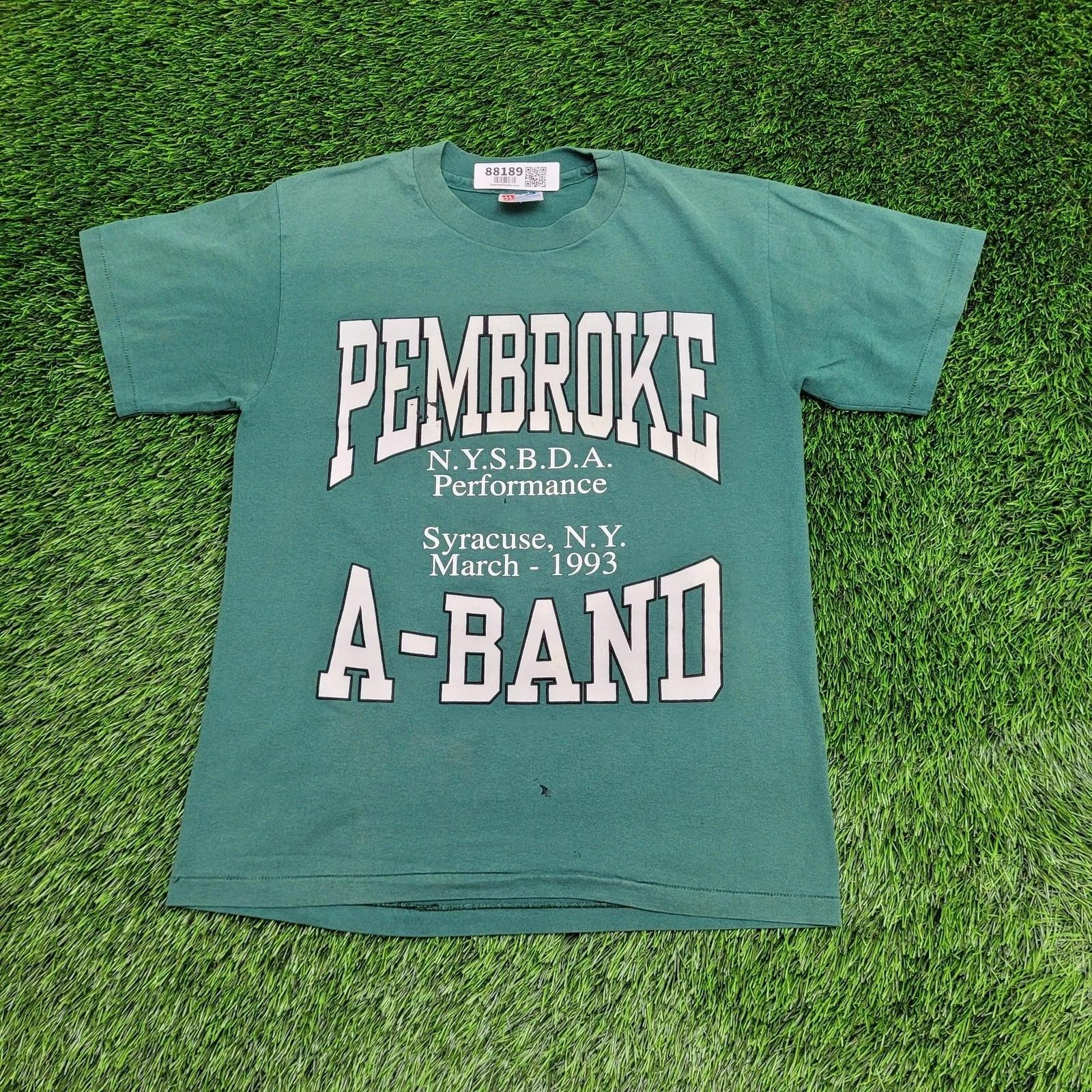 

Vintage 1993 A-Band NYSBDA Symposium Shirt Medium 19x25 New-York 3XL
