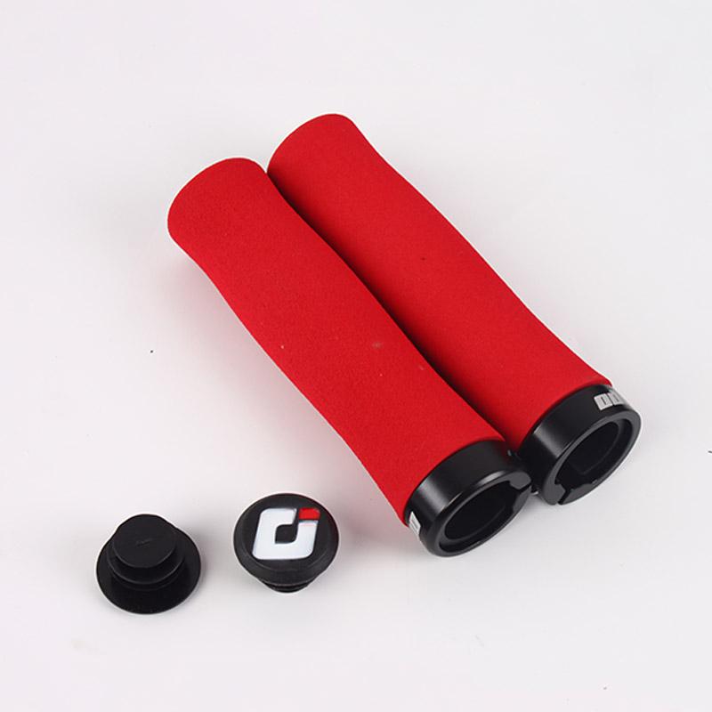 ODI MTB Bike Grip Bicycle Anti-skid Shock Absorber Road Bike Handlebar Silicone Grip Mountain Bike Accessories 1 Pair Silicone&Lockable Handlegrip