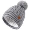 Knitted Hat for Autumn and Winter, Women's Cold Proof and Warm Ear Protection, Solid Color Outdoor Warm Ear Protection Hat