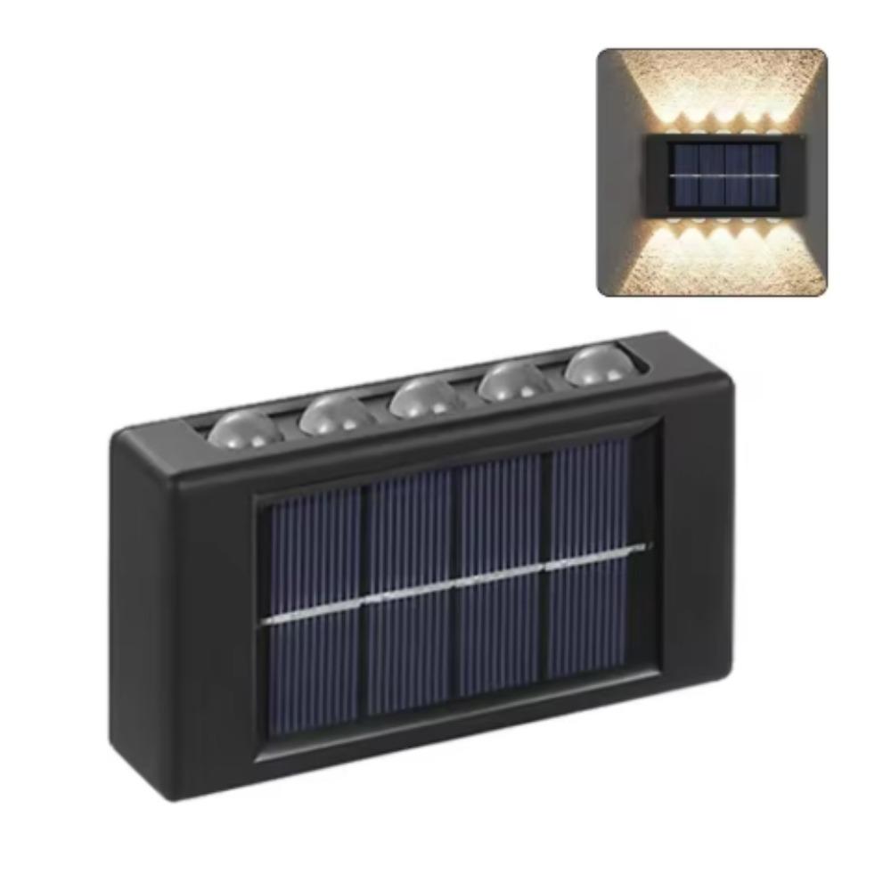Solar LED Light, Outdoor Waterproof Wall Lamp, Dusk to Dawn Fence Lighting for Summer Garden Yard Porch Walkway Camping Home