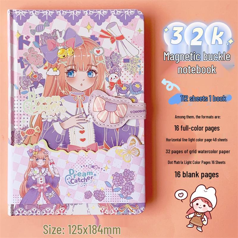 Cute Girly Japanese & Korean Notebook for DIY Stress Relief & Birthday Gifts