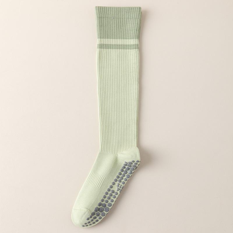 Color Matching Yoga Calf Socks Professional Non-Slip Pilates Pressure Sports Socks Children'S Fitness Dance Stockings