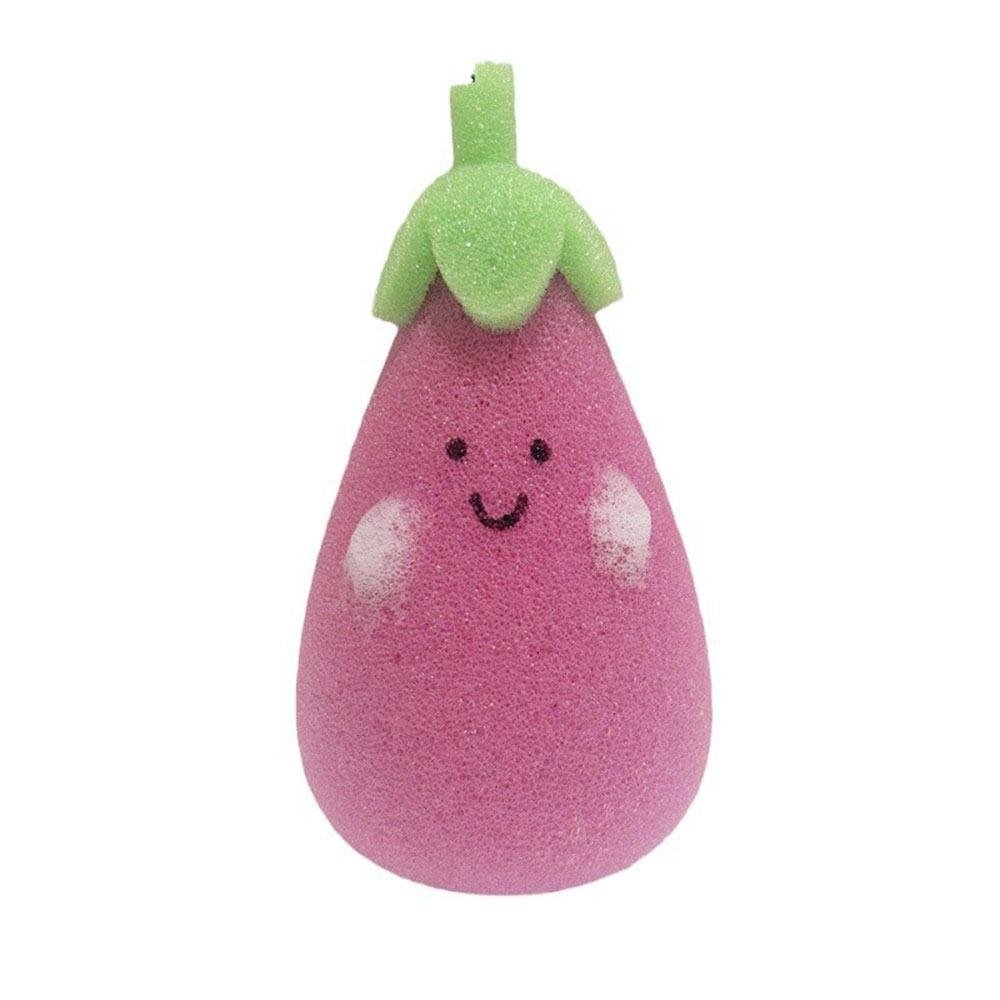 Wash Blistering Capybara Bath Sponge Ball Cartoon Animal Body Exfoliate Bubble Sponges Cleaning Brush Bubble Sponges Eggplant