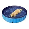 Foldable Pet Pool Large PVC Dog Bath Tub with Drain Valve Non-Slip Base Children Sandbox Pool for Outdoor Beach Use