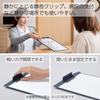 KOKUYO A4 Silent Short Edge Clipboard, Vertical, Slim, Clip, Binding, Navy, Yoh-US78DB