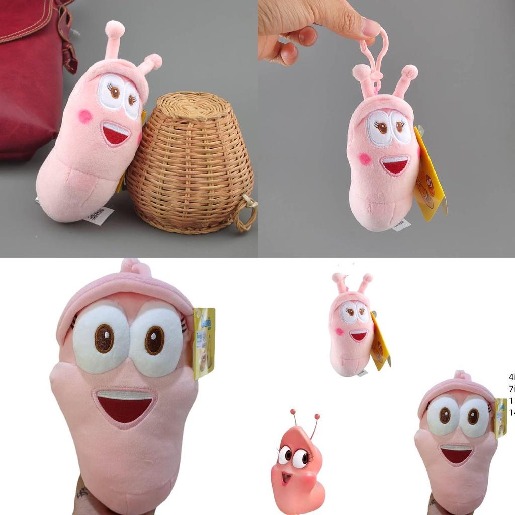 Peluche Morbido e Coccoloso a Forma di Larva, Cuscino, per Regalo ai Bambini