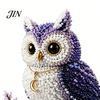 Perlen-Katzen-Bastelset DIY Perlenmaterial-Packung, 3D Mythischer Wald Serie Komplett für Anfänger mit Mond- und Sternendekoration Glanzperlen, Fuchs