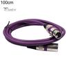 Audio Shielded Antiinterference Cable 100180cm 3pin Xlr Male To Female Microphone Aux Cord For Mixer