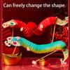 Chinese Snake Dance Craft Set Handmade 3D Snake Paper Puppet Set for Children Adult School Kindergarten