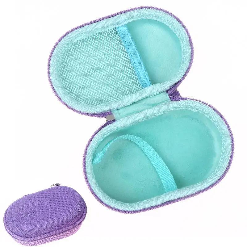 

Портативный жесткий чехол-кейс из ЭВА для хранения мыши, сумка на молнии для travel-мыши, противоскользящий защитный чехол фиолетовый